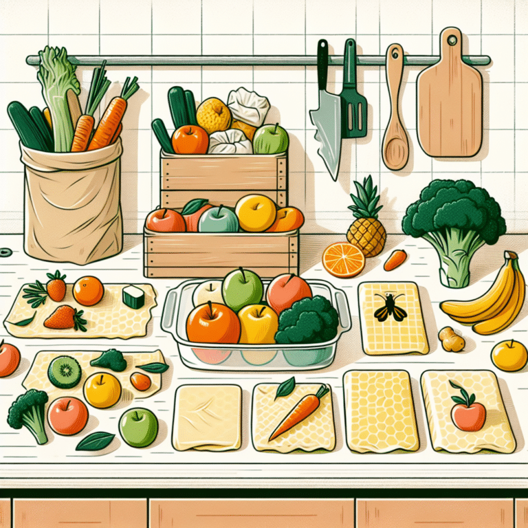Beeswax Wraps for Eco-Friendly Food Storage