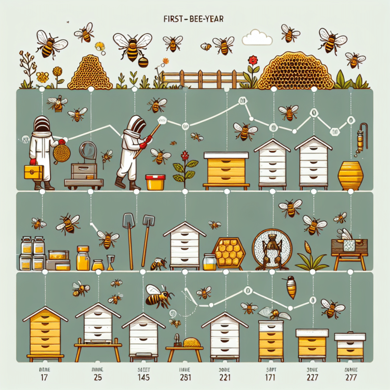 First-Year Beekeeping Timeline